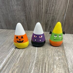 Dracula Frankenstein Pumpkin Candycorn HALLOWEEN DECOR Mini Table Decoration